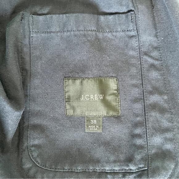 Garment-dyed Navy cotton-linen blend chino suit jacket size 38R with tags - Picture 4 of 8